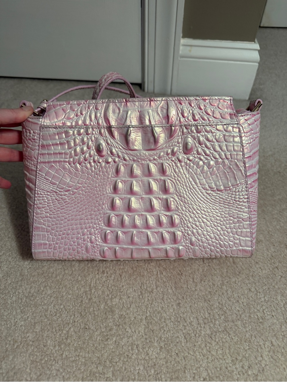 Brahmin Hillary crossbody in Rosewater